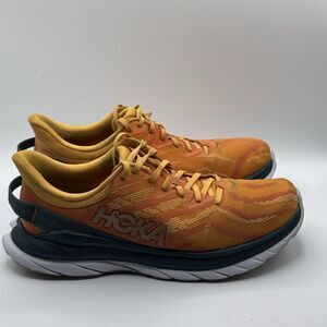 Hoka One One Mach Supersonic Running Shoes Mens 10.5 D Radiant Yellow Orange